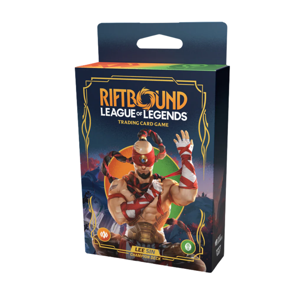 Lee Sin Champion Deck Set One: Origins - Riftbound: League of Legends TCG (Inglés)