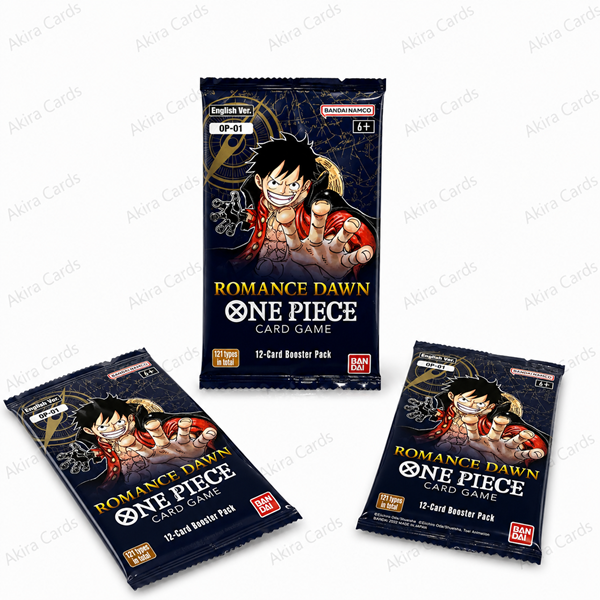 Booster Romance Dawn (OP-01) – Inglés – One Piece Trading Card Game (1 sobre)