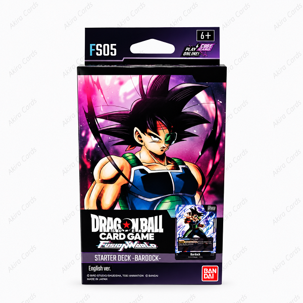Dragon Ball Super Card Game Fusion World FS05 Bardock Starter Deck – English Version