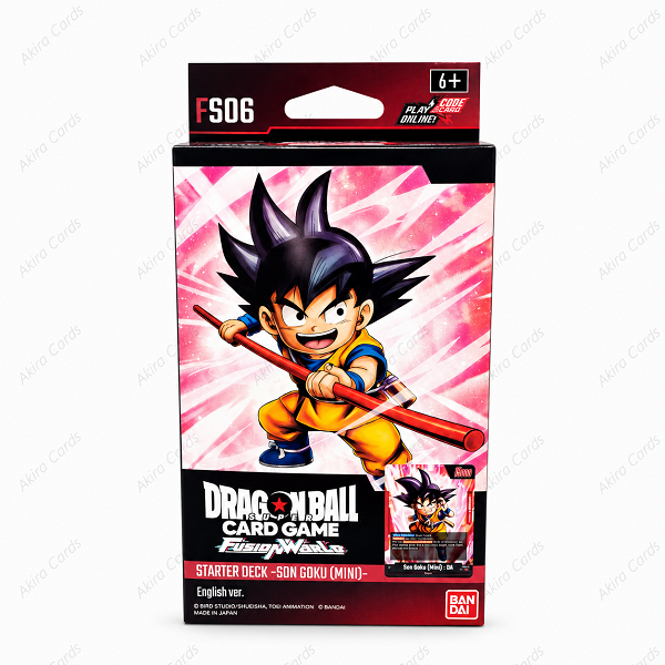 Dragon Ball Super Card Game Fusion World FS06 Son Goku (Mini) Starter Deck – English Version