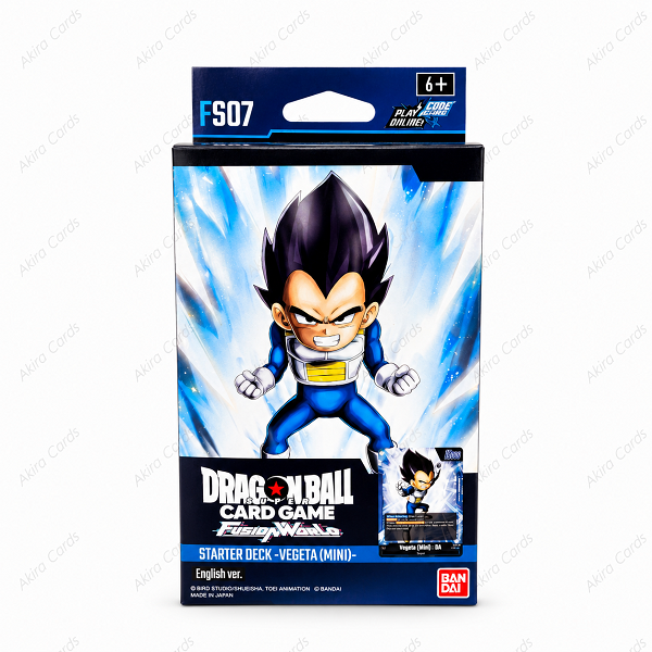 Dragon Ball Super Card Game Fusion World FS07 Vegeta (Mini) Starter Deck – English Version